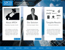 Tablet Screenshot of apch.com